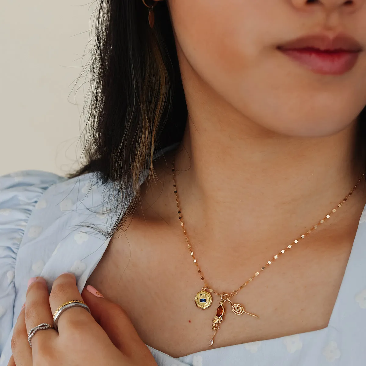 Annie and Kerry Xu x Local Eclectic Solid Gold Phoenix Charm