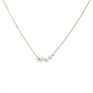 Asana Layered Pearl Necklace