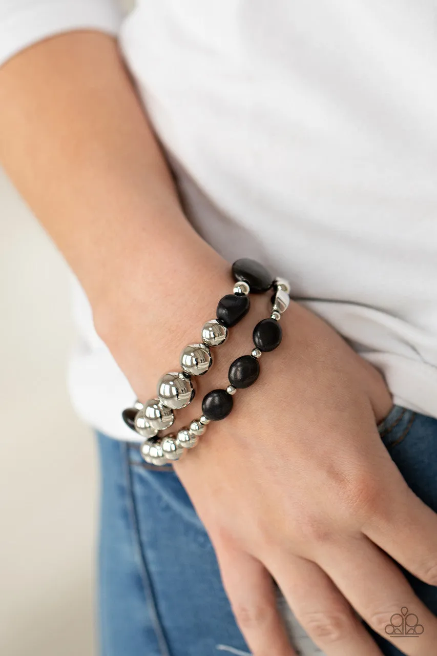 Authentically Artisan Black Paparazzi Bracelet