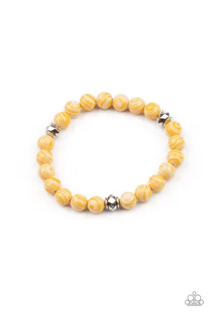 Awakened Yellow Paparazzi Bracelet