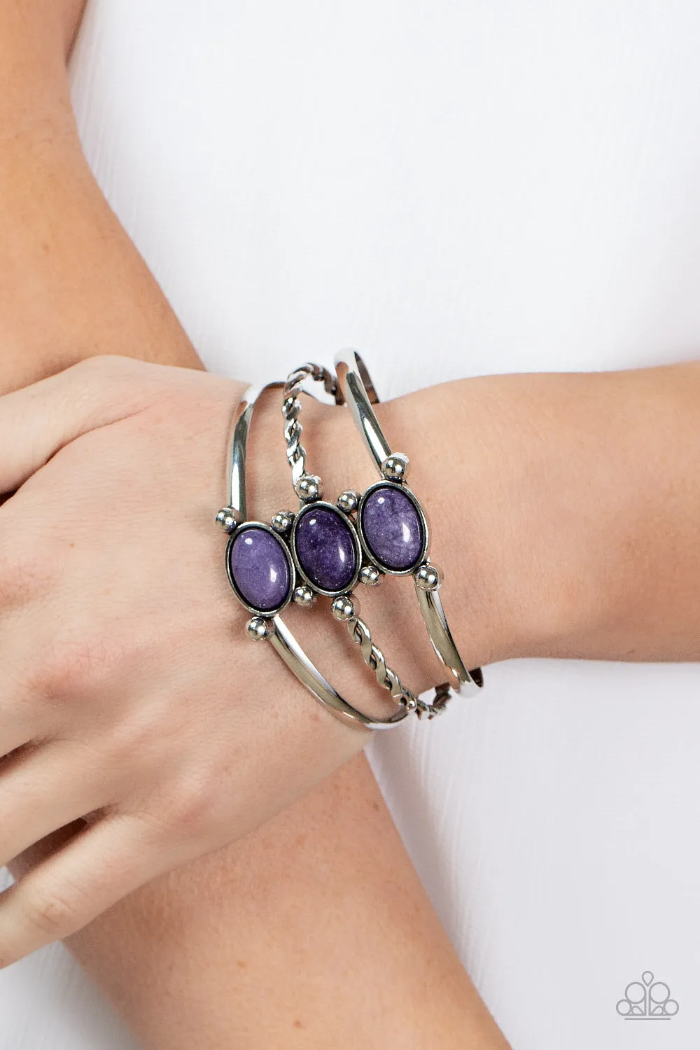 Bracelets Extra Earthy - Purple B236