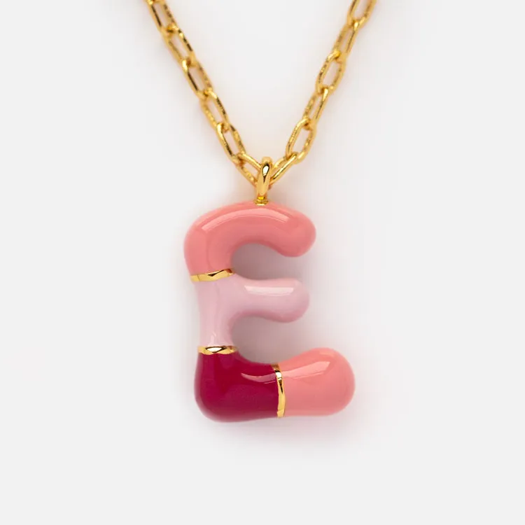 Bubble Letter Necklace