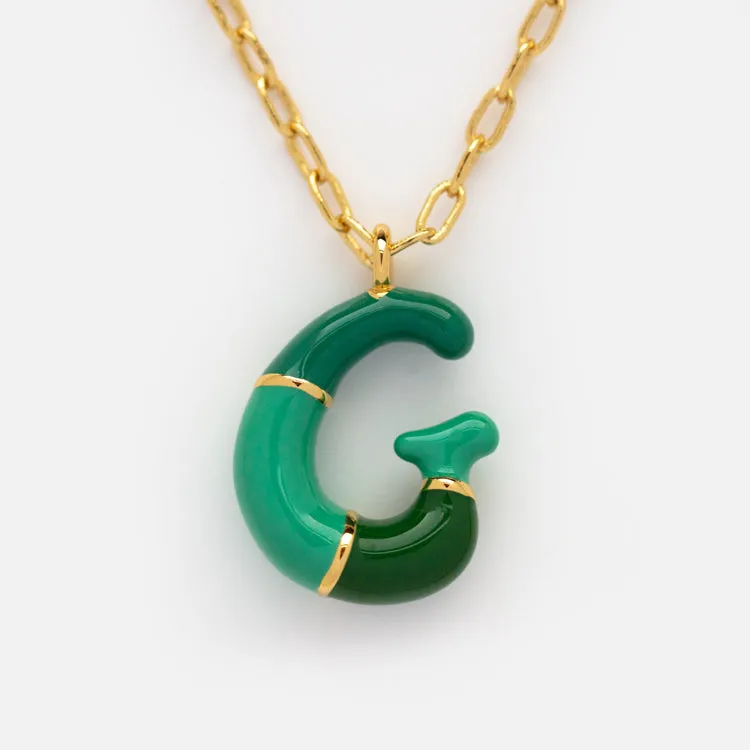 Bubble Letter Necklace