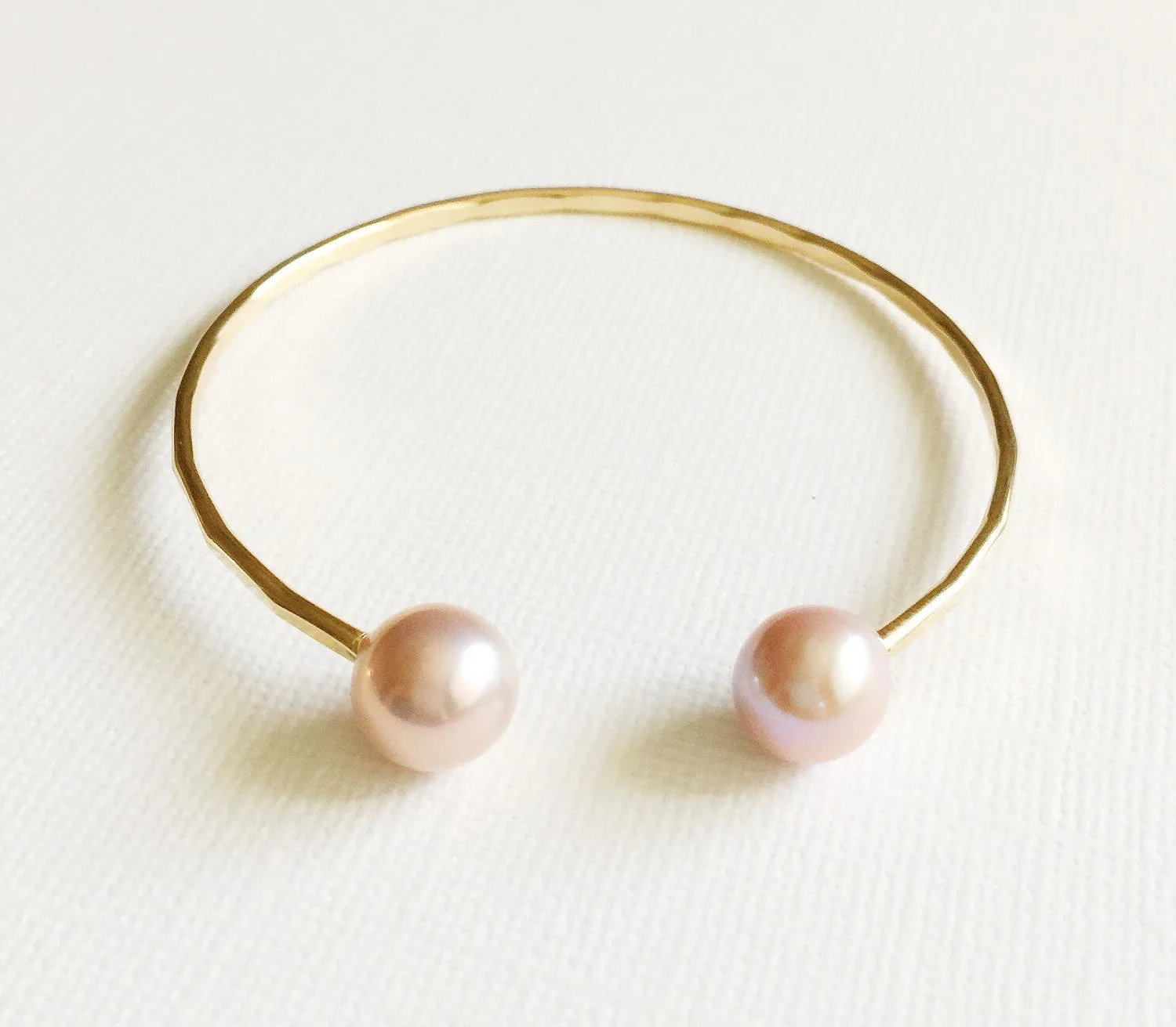 Cuff Adora - Pink pearls (B246)