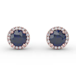 Dazzling Brilliant Cut Stud Earrings