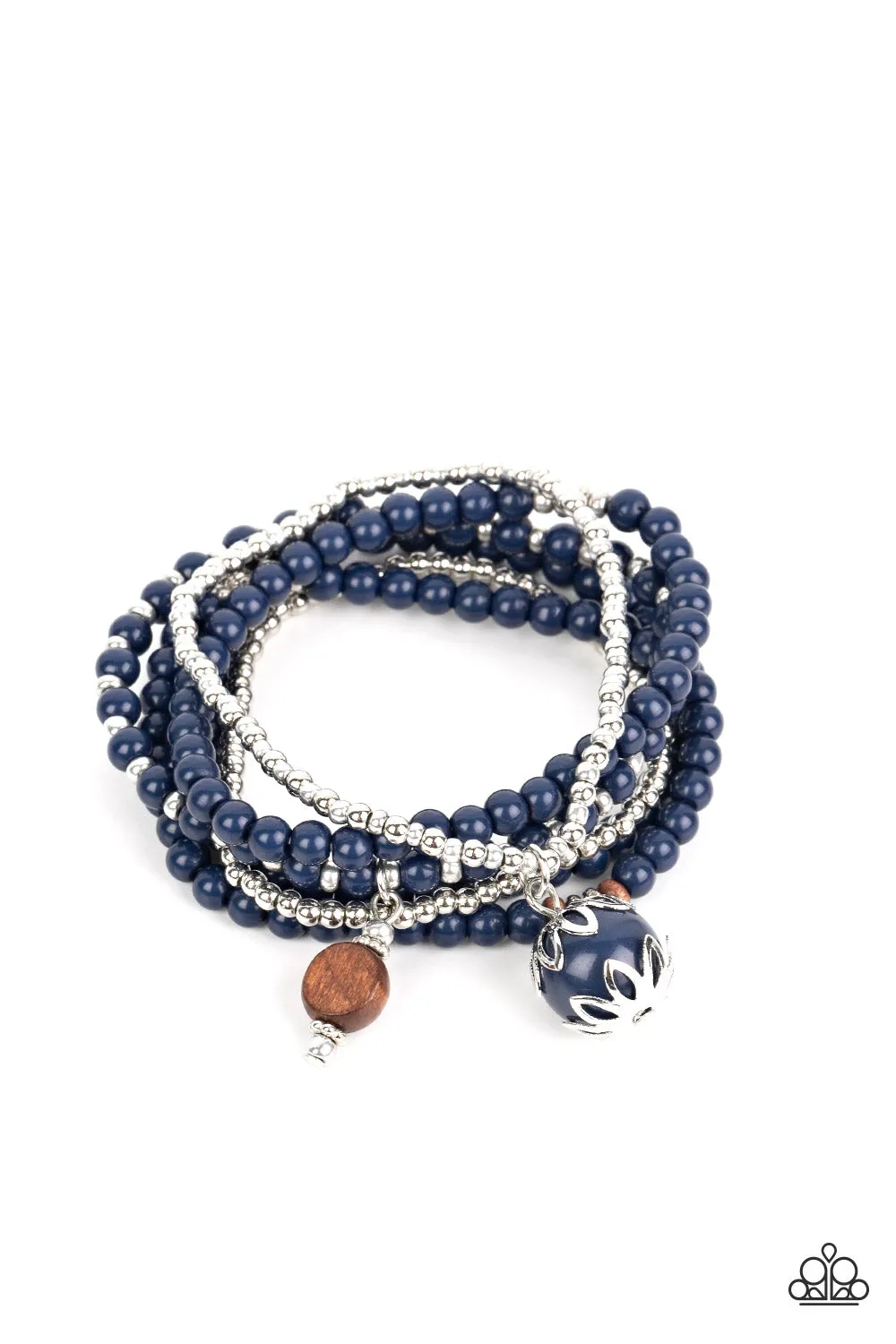 Epic Escapade - Blue Bracelet - Paparazzi Accessories