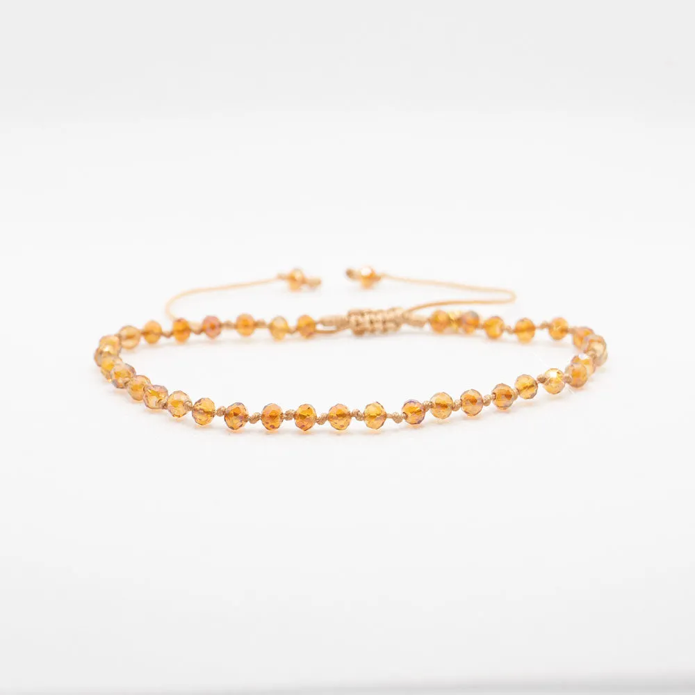 Fall Orange Anklet