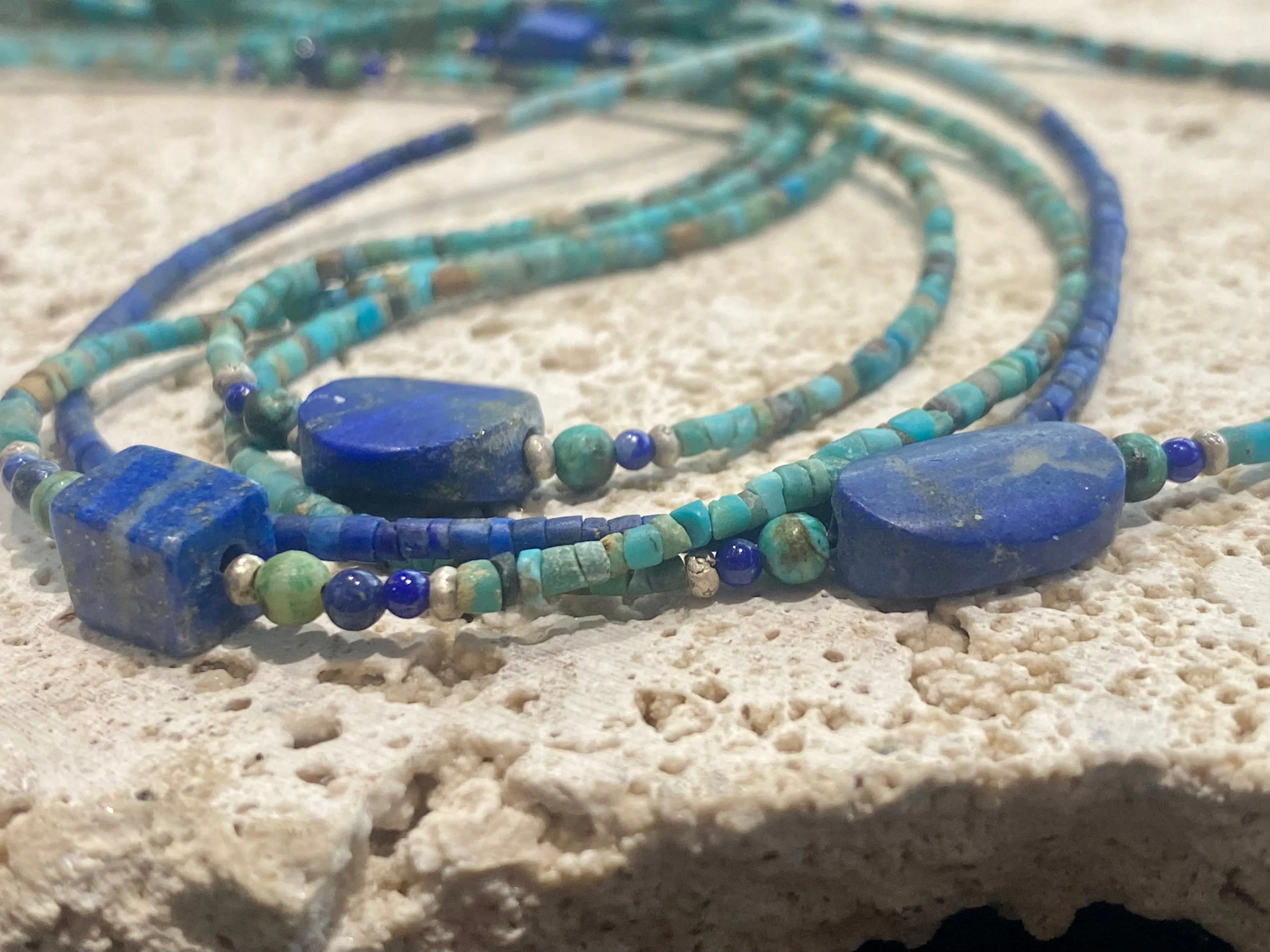 Fine Turquoise & Lapis Necklaces