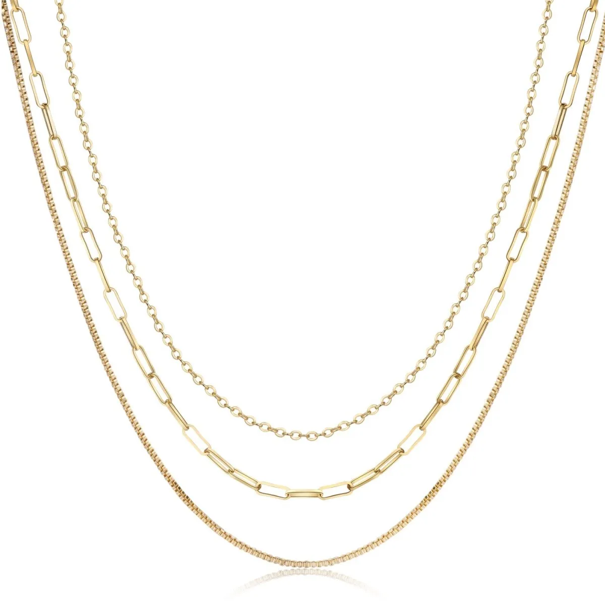 Gold Layered Set Necklaces