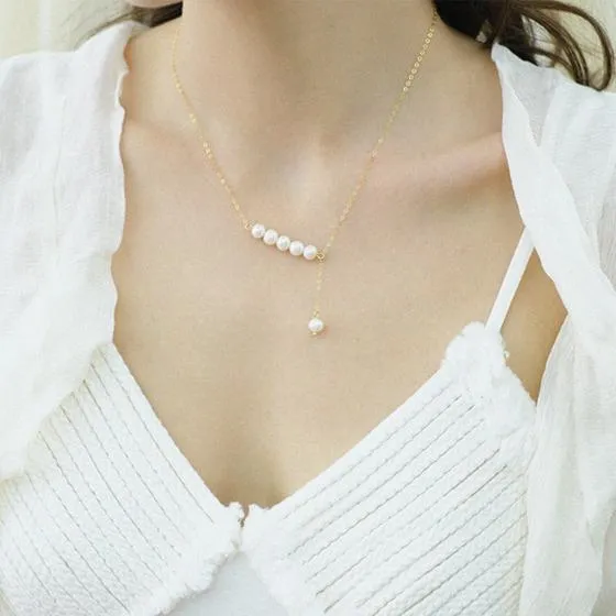 Handmade Natural Pearls Necklace