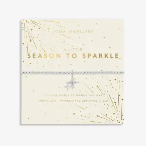 Joma Jewellery Silver Plated A Little 'Season to Sparkle' Christmas Bracelet