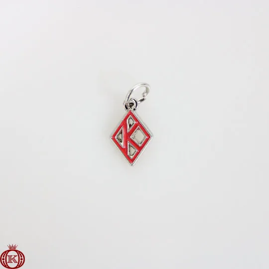 Kappa Floating Diamond Charm