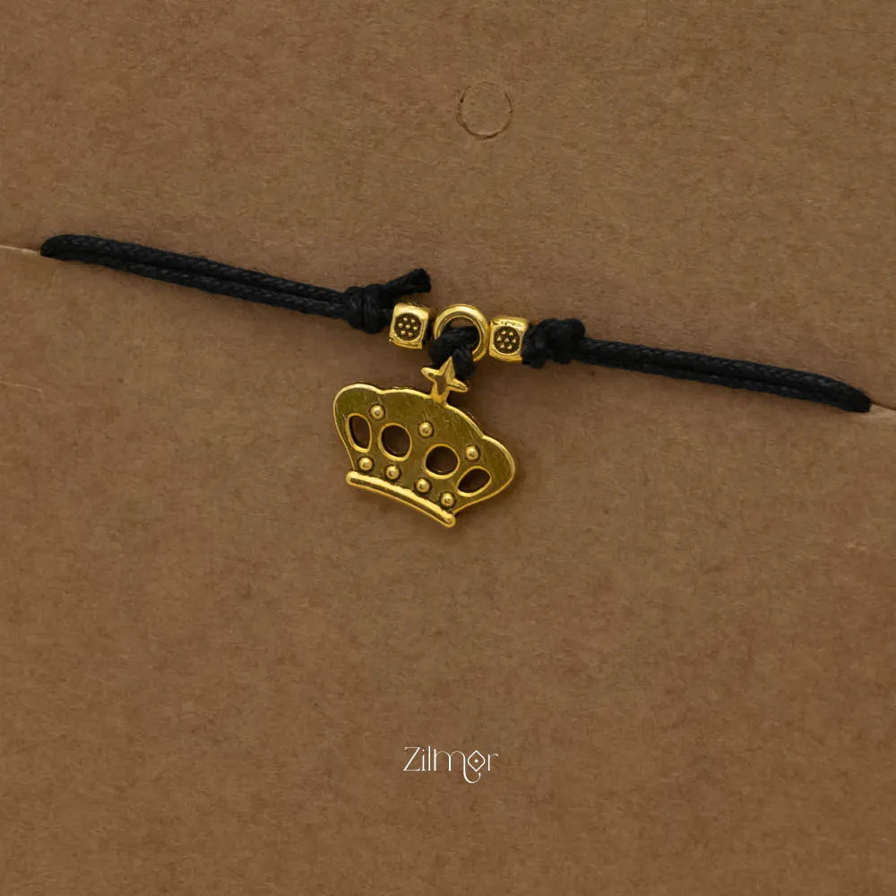 KY101735 - Gold Plated Charm Thread Anklet