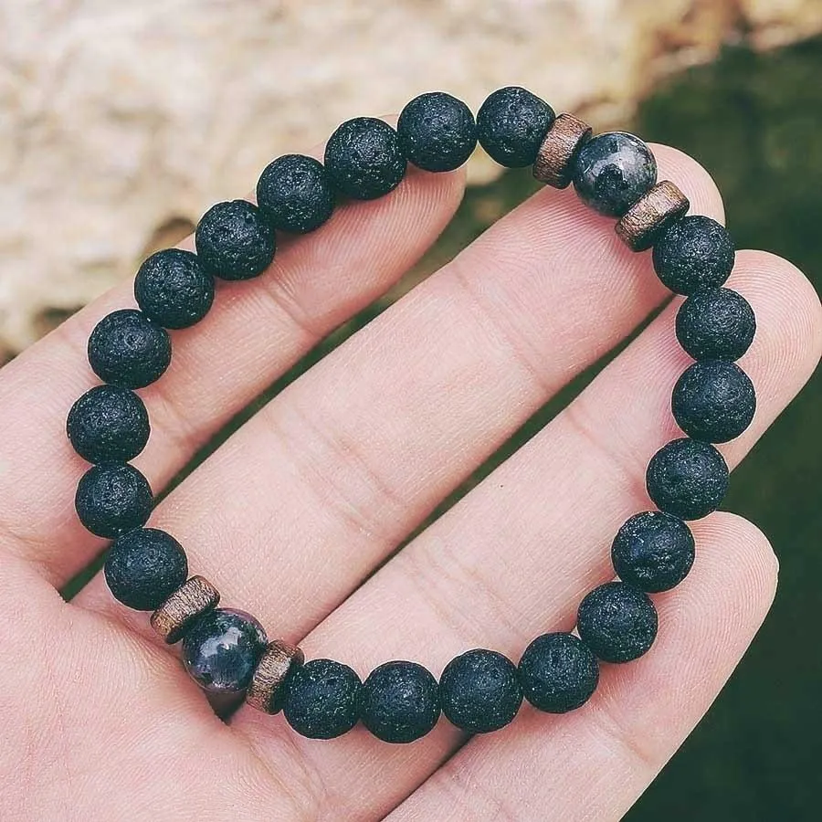 Lava Rock Bracelet