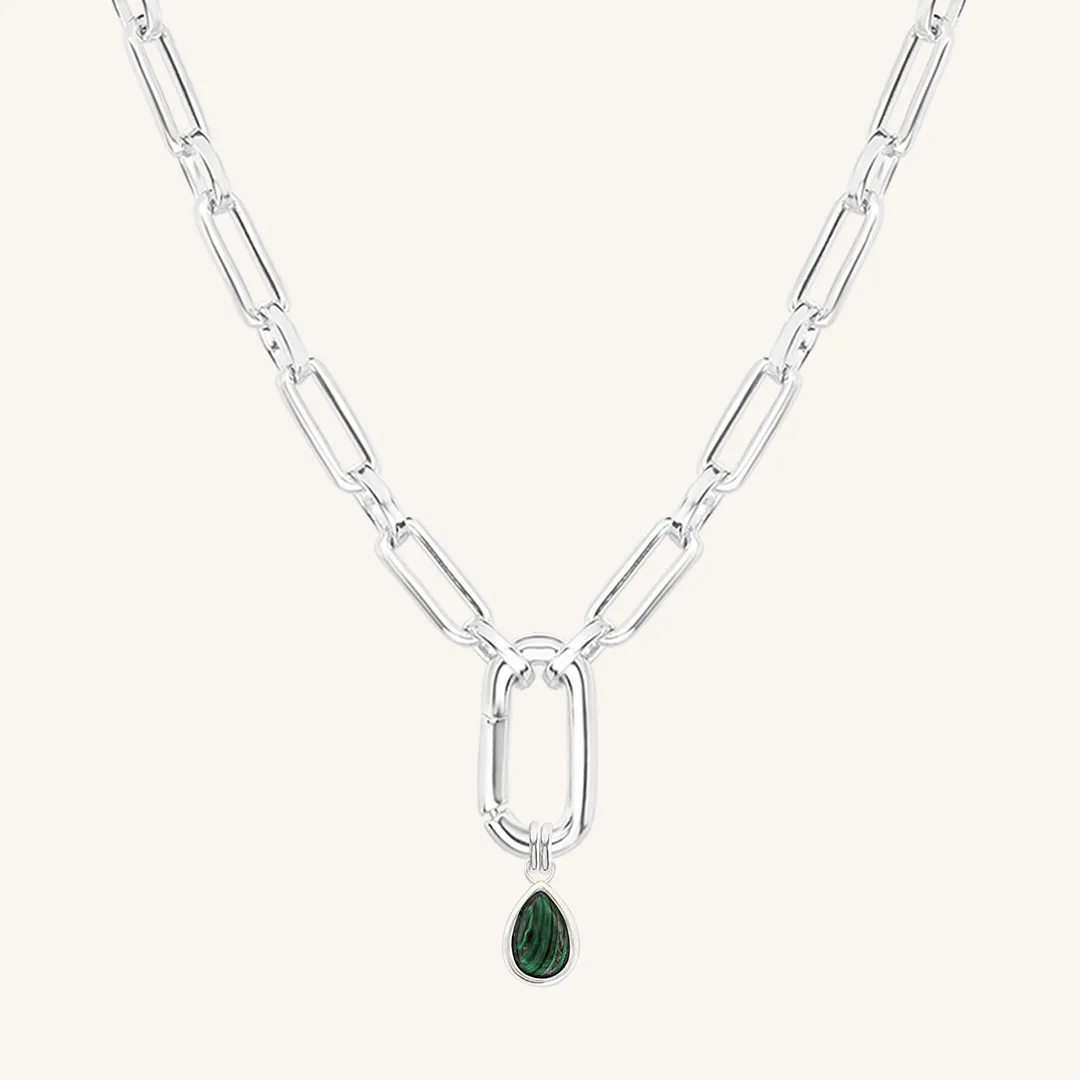 Malachite Trove Charm Necklace