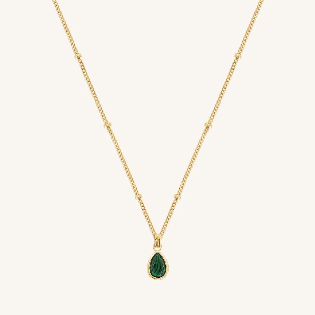 Malachite Trove Charm Necklace