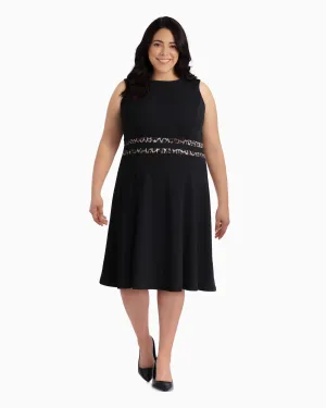 Monterey A-Line Dress | Black