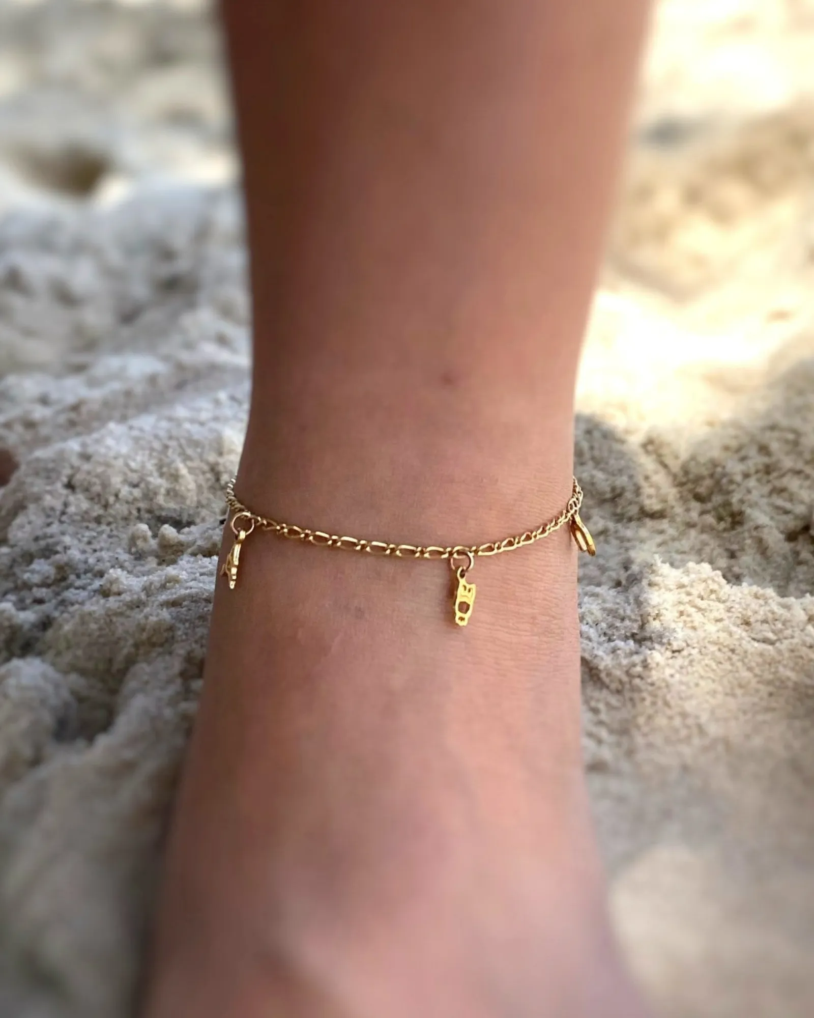 Multi Happy Charm Anklet