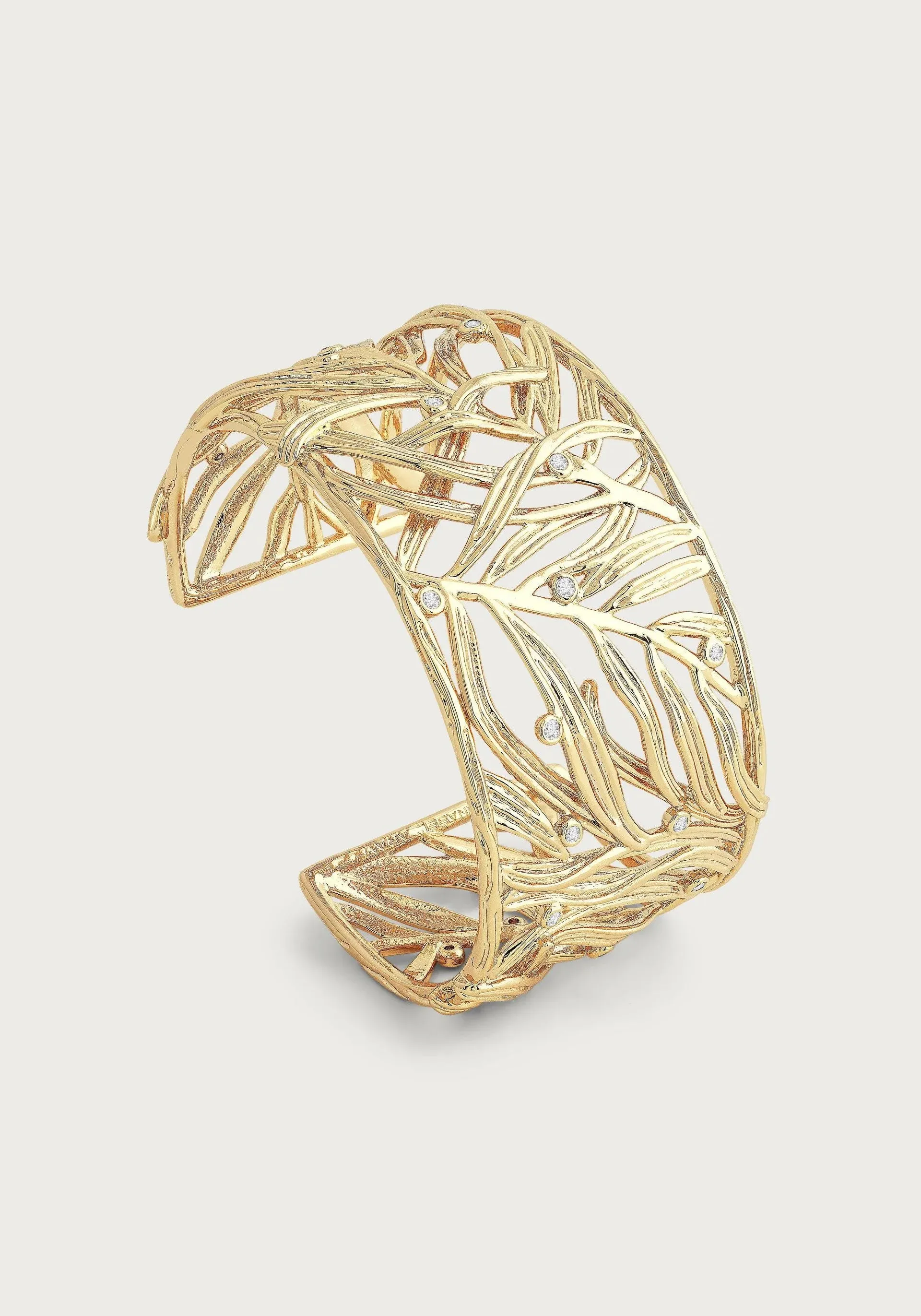 Palm Leaves Cuff