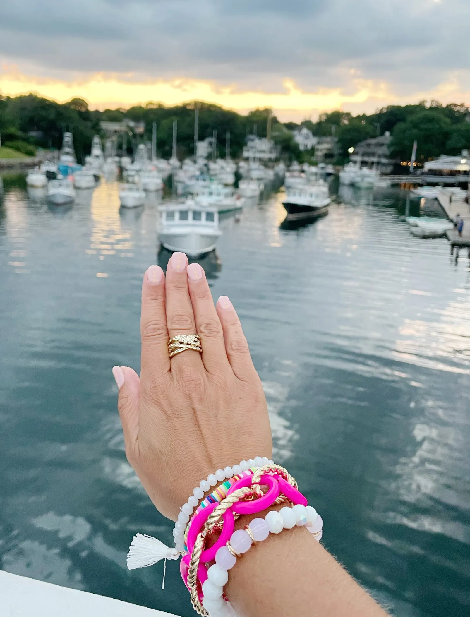 Purely White Bracelet Stack