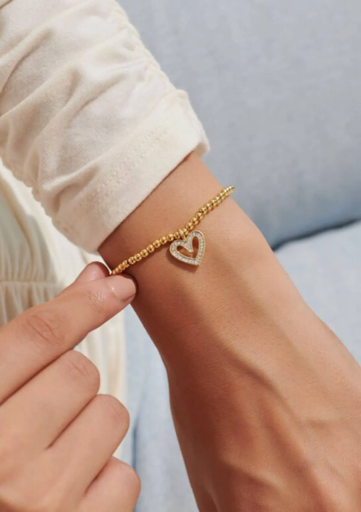 "Happy Mother's Day" Gold Bracelet