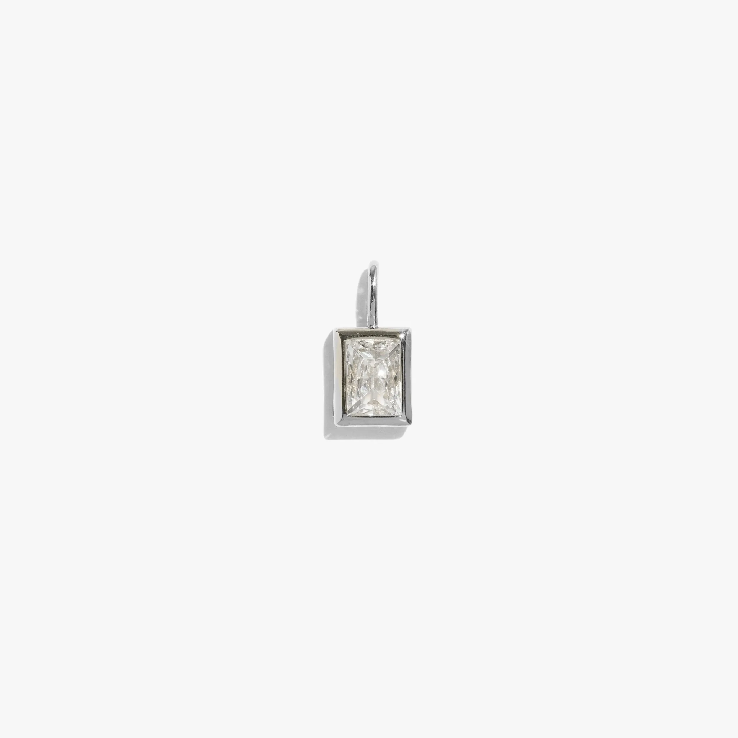 Rectangle Bezel Pendant - (Single)