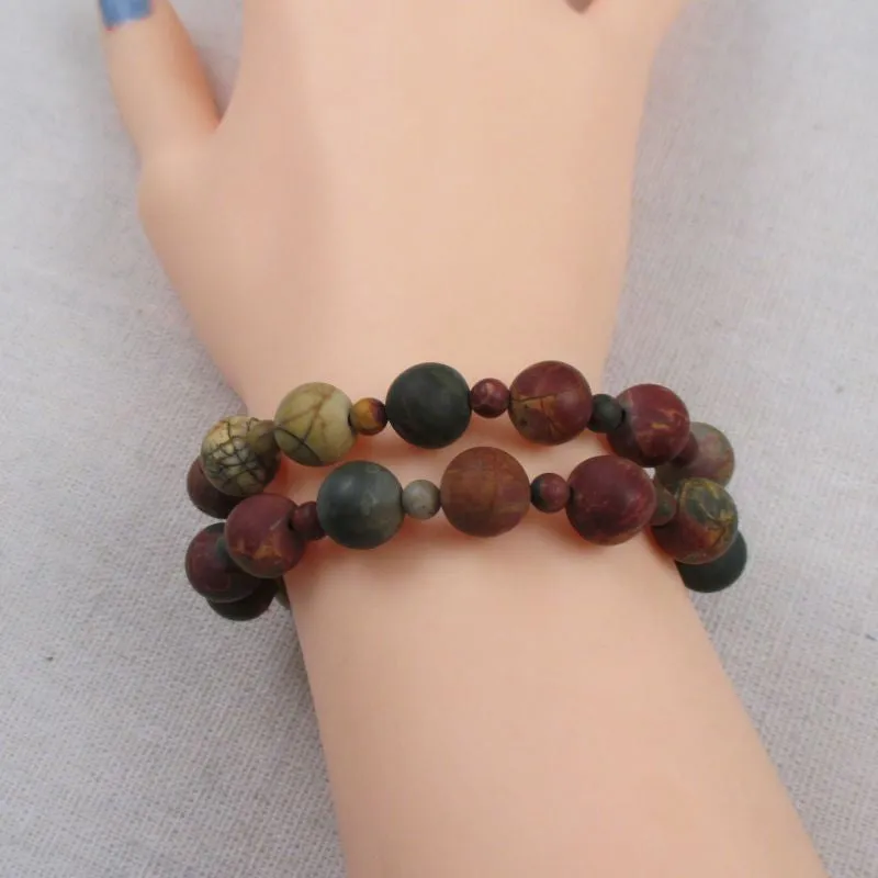 Red Creek Jasper Gemstone Bracelet