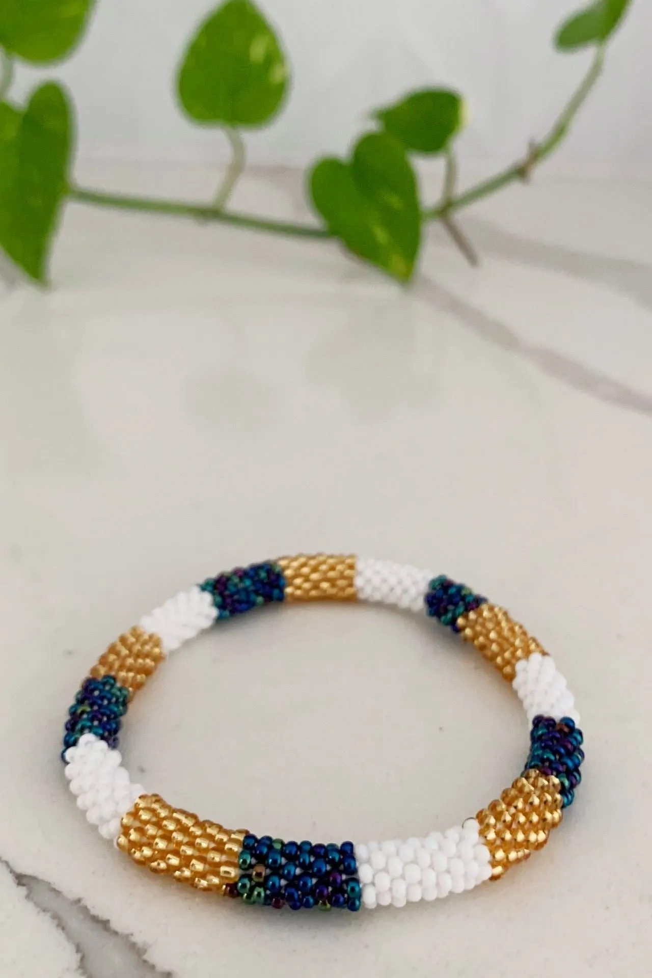 Rolling Beaded Bracelets - Patterned