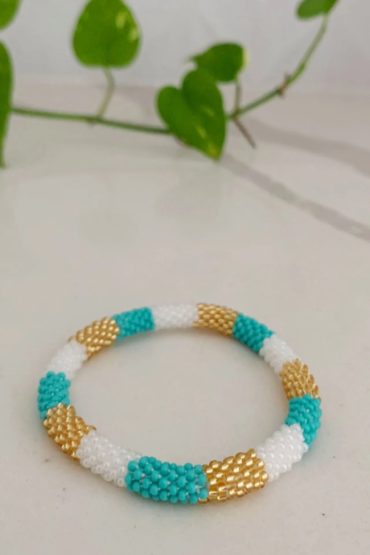 Rolling Beaded Bracelets - Patterned