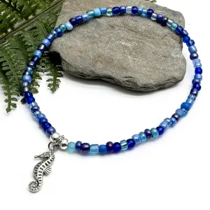 Seahorse Seed Bead Anklet - Colour Choice