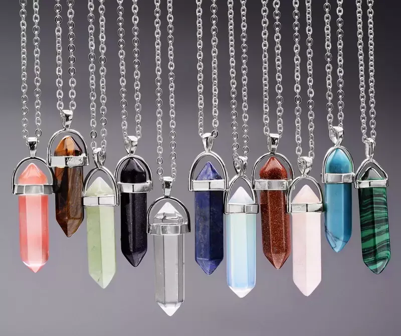 Stainless Steel Jewelry Natural Stone Pendants