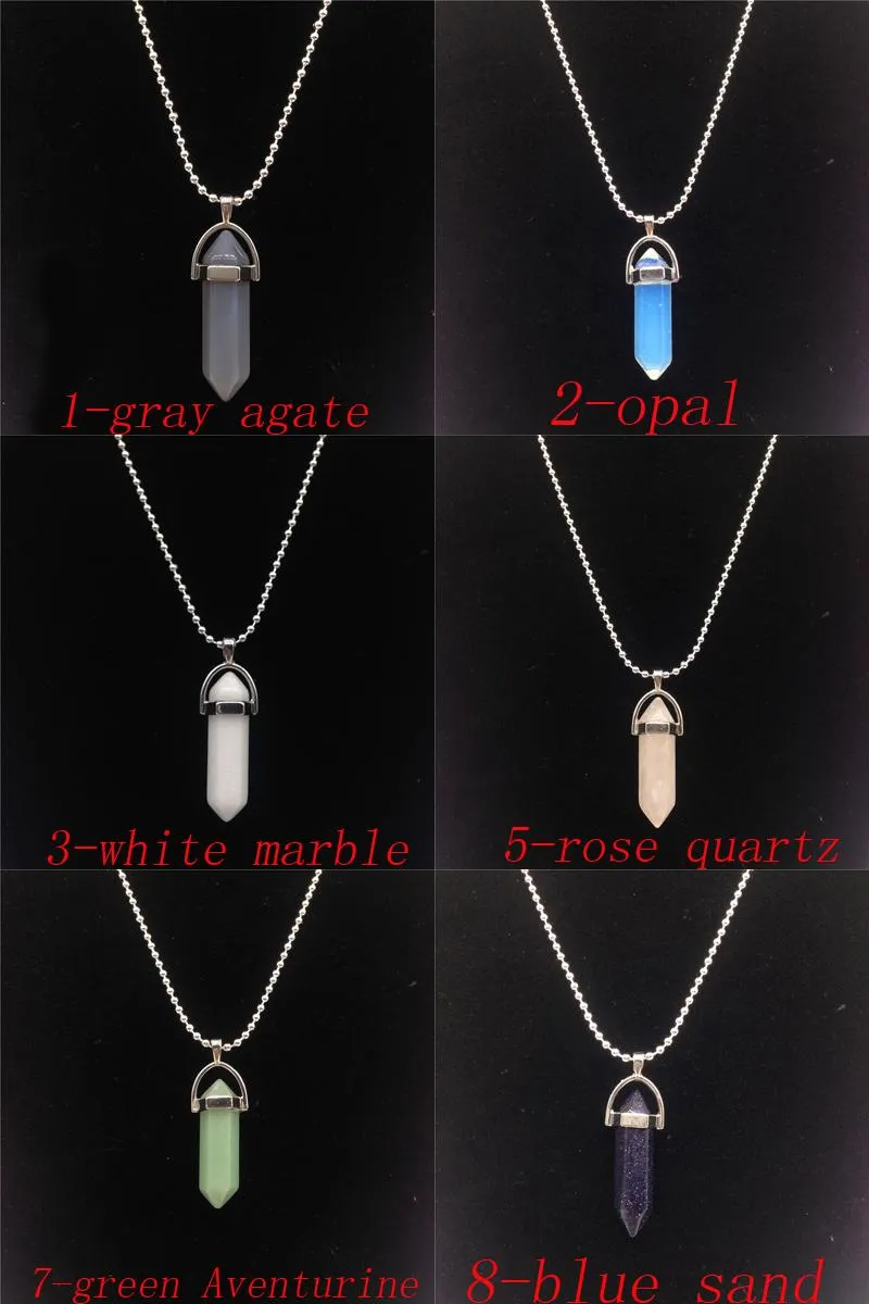 Stainless Steel Jewelry Natural Stone Pendants