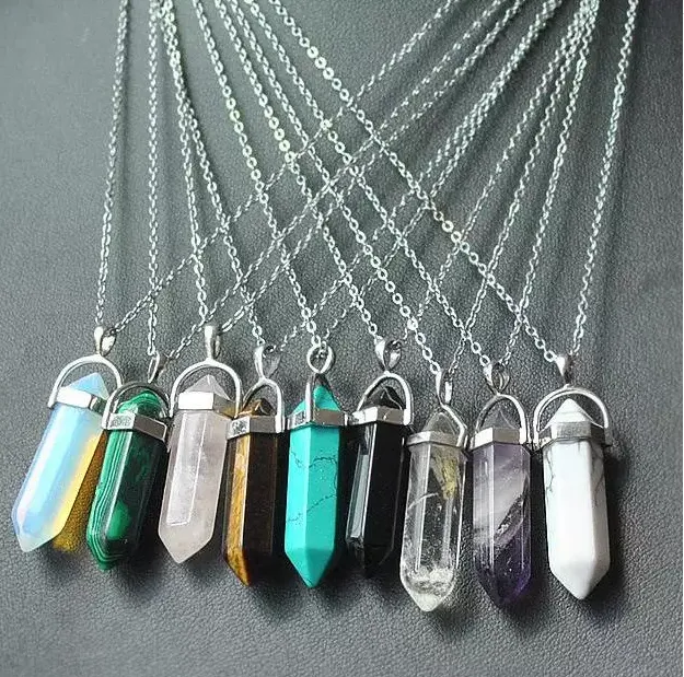 Stainless Steel Jewelry Natural Stone Pendants