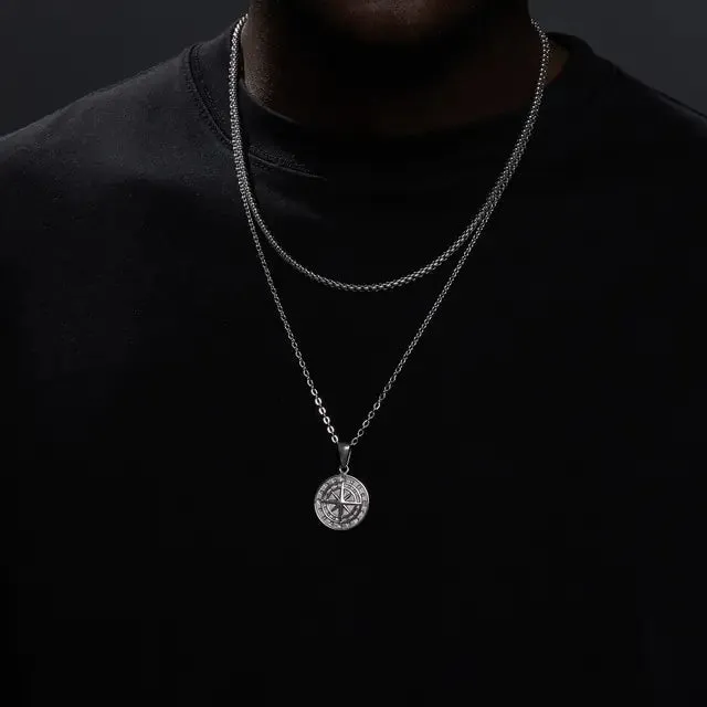 Unique Combination Layered Necklaces for Men