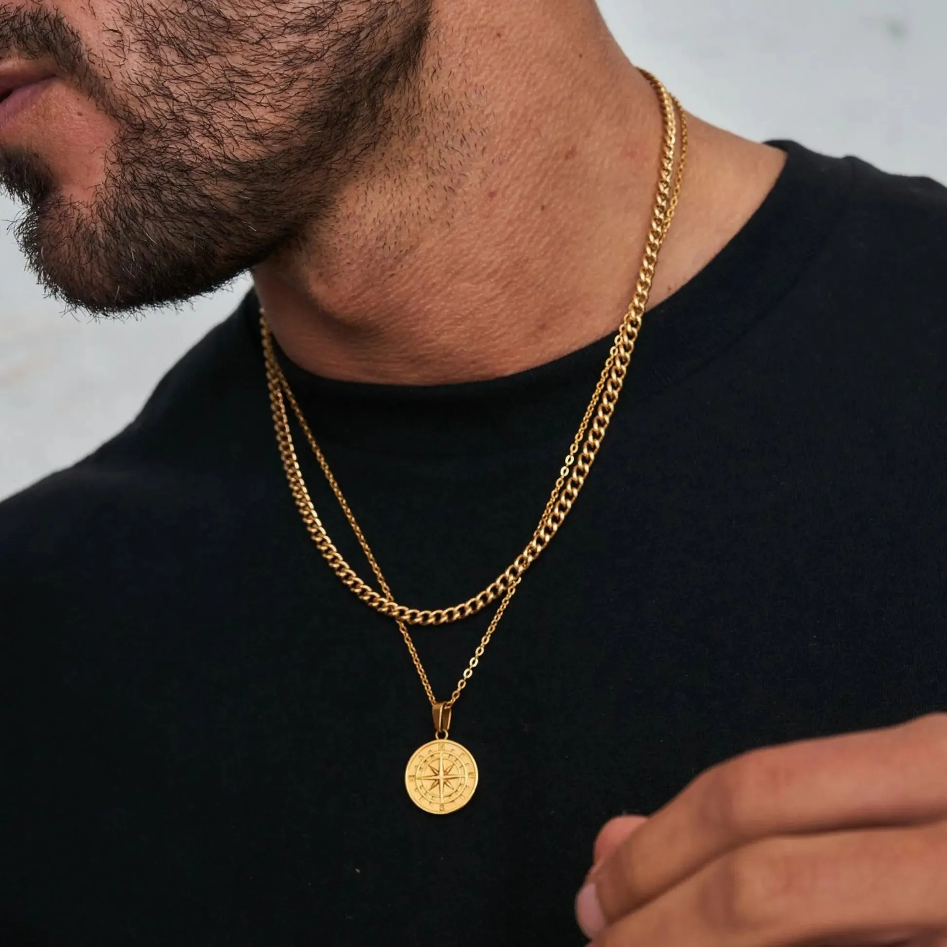 Unique Combination Layered Necklaces for Men