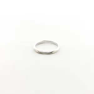 Unique Edge Ring | Silver