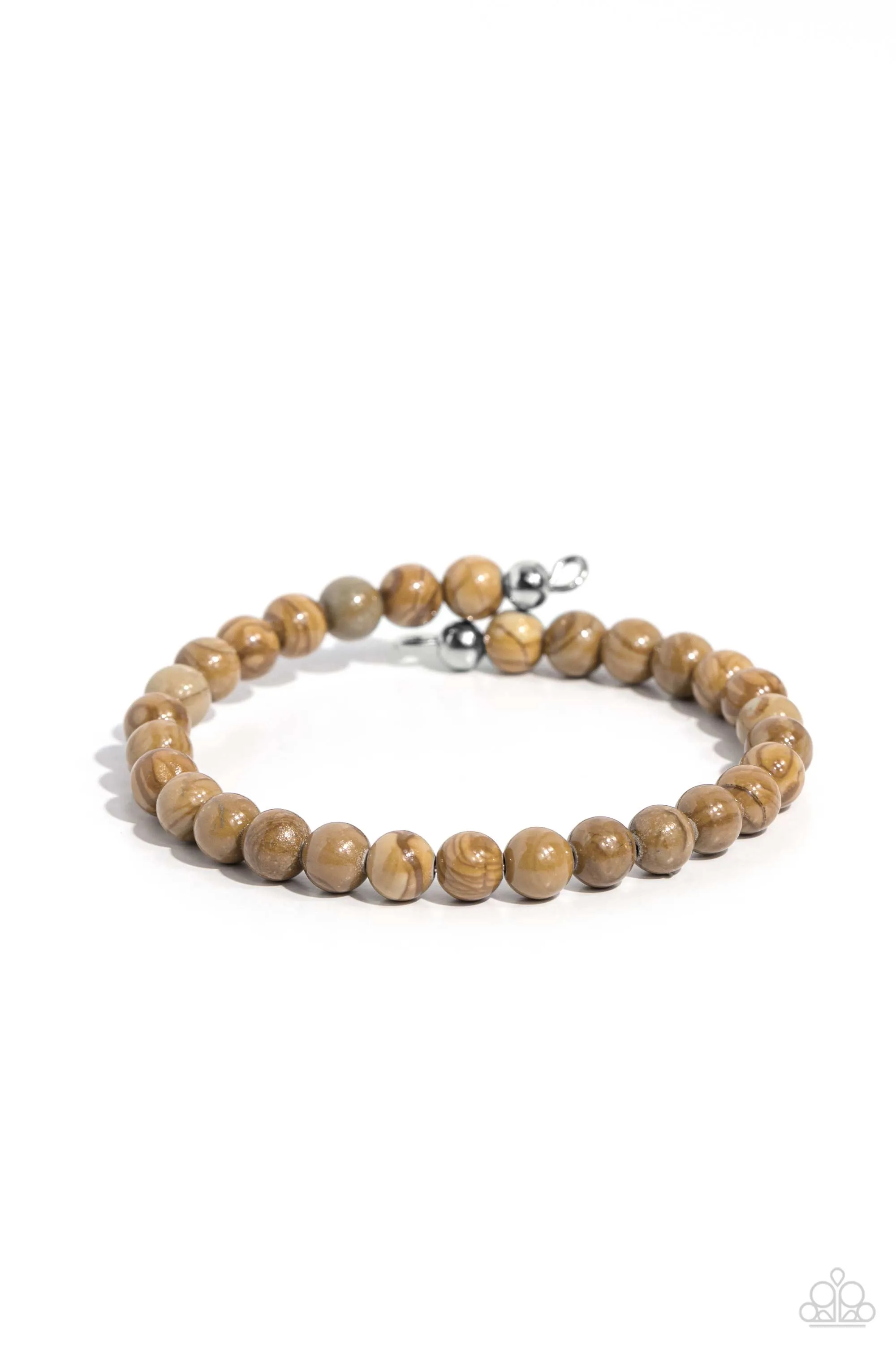 Urban Bracelets Sinuous Stones - Brown B280