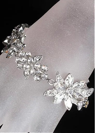 Wonderful Elegant Alloy Bracelets With Rhinestones