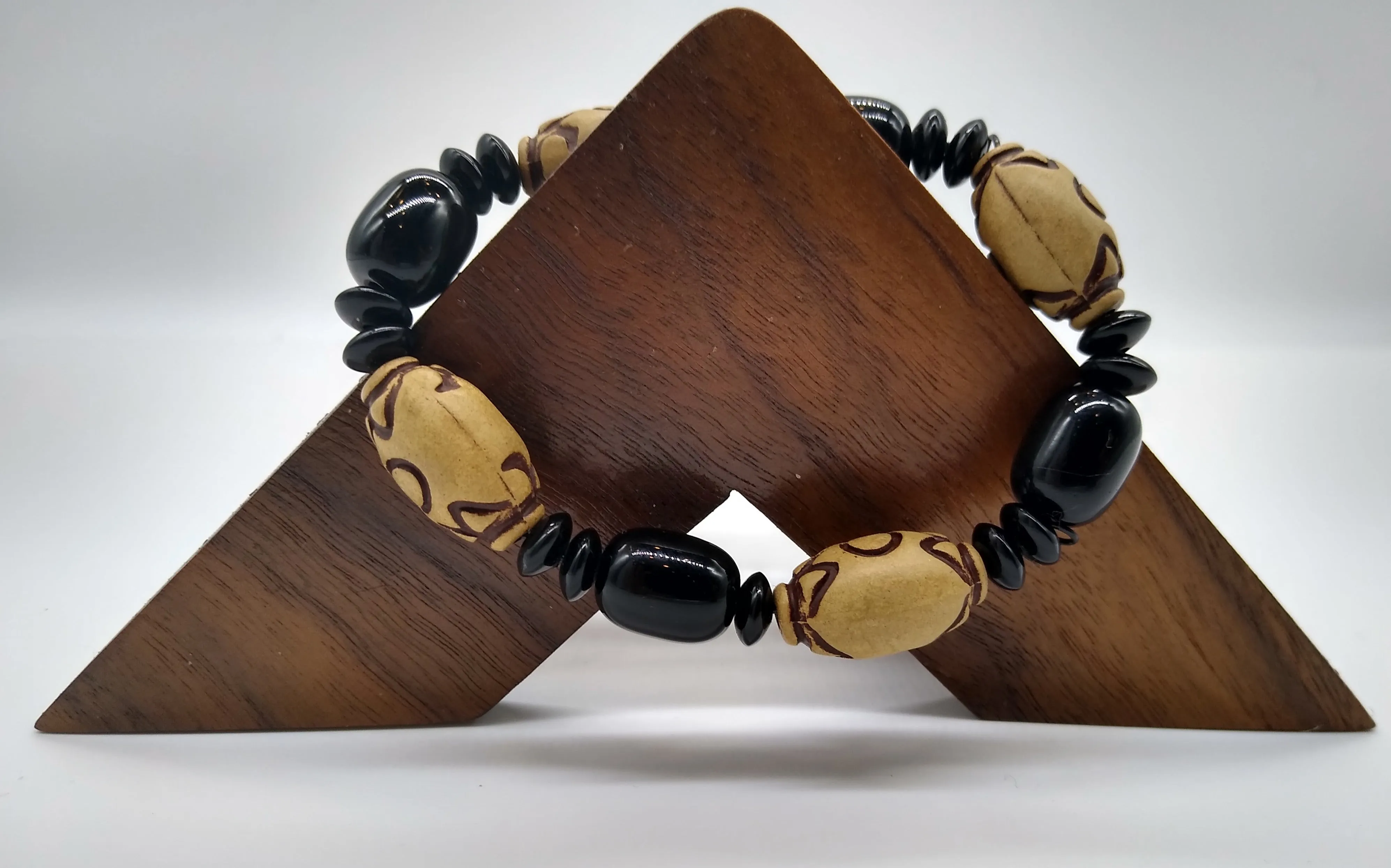 Wooden Beaded Bracelets